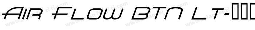 Air Flow BTN Lt字体转换